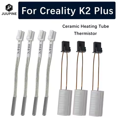 For Creality K2 Plus Parts K2 Plus Hotend Cable 350°C Ceramic Heating Tube Thermistor Temperature Se