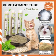CATTO 10g Catnip Powder Test Tube Nature Cat Mint Catnip Pet Kitten Cat Kucing Herb Treats Organic S