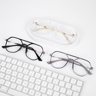 Yamaxi Minus Cylinder Aviator Glasses Frames - Photochromic Bluecromic Anti-Radiation Minus Glasses