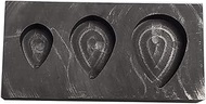 OTOOLWORLD 3 in 1 Water Drop Drip Gold Silver Graphite Ingot Mold Mould Crucible for Melting Casting