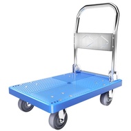 Trolley Cargo Trolley Hand Buggy Foldable and Portable Handling Household Trailer Platform Trolley Delivery Luggage Trolley