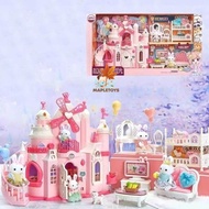 Rabbit BIG windmill Castle doll house toy house rabbit castle children's toy doll house rabbit rabbi
