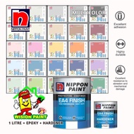 MULTICOLOR • 1L • EA4 • Nippon • Epoxy Coating • Refurnishing Floor • No Hacking