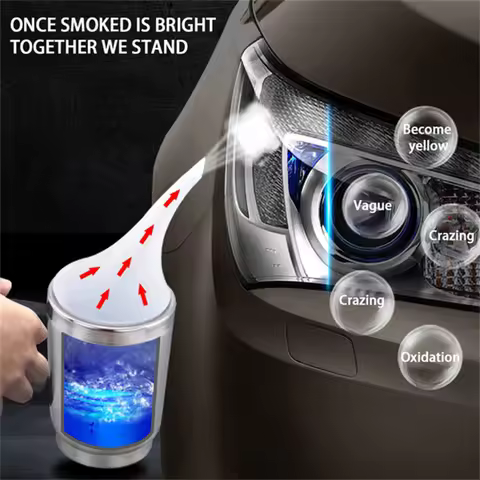 Car Headlight Lens Repair Tools Headlamp Oxidation Yellow Restore Scratch Restoration Vague Removal 