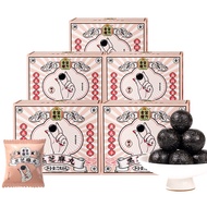 老金磨方 黑芝麻丸男女即食芝麻球72g*5盒