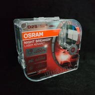 Osram หลอดไฟหน้ารถยนต์ Xenon +200% 4300K D2S  แท้ 100% Made in Germany รับประกัน 1 ปี จัดส่ง ฟรี (แพคละ 2 หลอด)