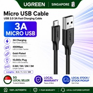 UGREEN Micro USB Cable USB 2.0 3A Male to Micro B Sync & Charging Cable for for Xiaomi Redmi Note 3,