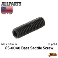 Allparts GS-0048 Bass Saddle Screw (Pack of 8)