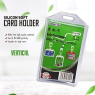 10pcs JinTai Jelly Case Vertical / Horizontal ID Holder ID Case Transparent ID Holder