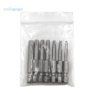 COLO 5 Point Security Star Torx Screwdriver Bits Set T10-T40 2-Inch Length 7 Pieces