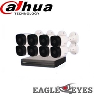 DAHUA DH-HAC-B2A51 5MP HDCVI with 8 Channel DVR packages (8 Cameras)
