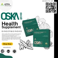 ATITA SG Oska Ginger Gingko health supplement for knee, waist pain & heart pain & 15 sachet 银杏保健品,缓解