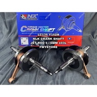 NLK MAKE IN TAIWAN CRANK SHAFT JET 4.65MM JET 6.15MM LC135 Y15ZR CRANKSHAFT LEO REDLEO IKK FASSTEK