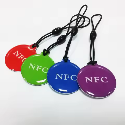 4pcs NFC Tag Key Token 13.56mhz RFID 868 byte Tag216 Chip Label N216 Keychain Card