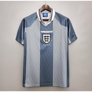 INGGRIS AWAY RETRO JERSEY BAJU BOLA KLASIK PIALA EROPA 1996 GRADE ORI IMPORT JUMBO XXL 2XL