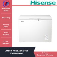 SAVE 4.0 - HISENSE (Authorised Dealer) 350L CHEST FREEZER WITH 8in1 FUNCTION FC428D4BWYS (NEW MODEL)