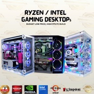 #GENZ# RYZEN 5 5500 / 5600 /5600X/5700X/7500F/7600/7600X INTEL I5 12400F/14400F RTX RX Pc Set Gaming