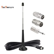 FM Telescopic Antennas for  FM Antennas Indoor FM Radio Antennas with 3 Adapter for Household Digita