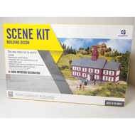 1/87 School Building Model with Simple Color Separation Need to Assemble Plastic Materials by Yourse