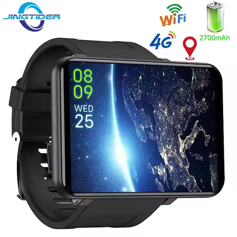 DM100 4G Smart Watch 2.86 Large Screen Android 7.1 Smartwatch 2700mAh Battery MTK6739 Quad Core 3GB/
