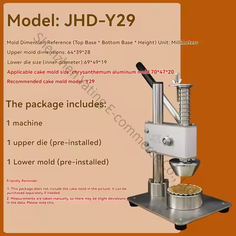 Stainless Steel Egg Tart Tray Tart Skin Pressing Machine Manual Cookies Fruit Tarts Tray Tart Baking