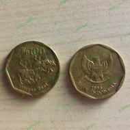 uang koin kuno 100 rupiah 1995