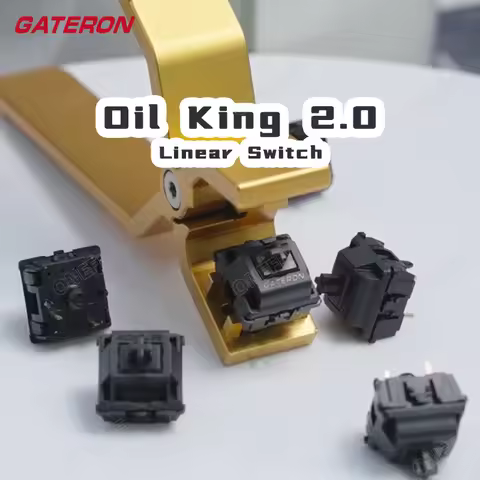 Gateron new oil king 2.0 switch 5pin Pre lubed linear switches 55gf mechanical keyboard switch acces