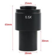 0.35X 0.5X 1X C-Mount Monocular Lens Adapter 1X Adapter Tube for CCD Video Microscope Camera 180X 30