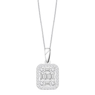 TAKA Jewellery Illusion Diamond Pendant 9K