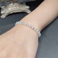 冰種翡翠算盤珠手鍊手珠 | 天然緬甸玉A貨翡翠 | 送禮