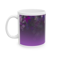 Purple Bokeh Background FW Ceramic Mug 11oz