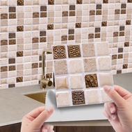 Avahome 20X20CM Mosaic Tile Wall Tiles Sticker Waterproof Self Adhesive Wallpaper Kitchen Bathroom Tiles Sticker 墙贴