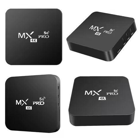 Smart TV Box MXQ-PRO 4K HD TV Box Android 12.0 2.4G 5G Dual-WIFI 3D Video Media Player 2GB RAM 16GB 