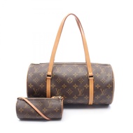 【二手】LOUIS VUITTONPapillon 30 M51385 PVC塗層帆布皮革手提包 Papillon GM 女士二手 A