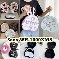 【Exclusive】For Sony WH-1000XM5 Headphone Case Cute Cartoon Headset Earpads Storage Bag Casing Box