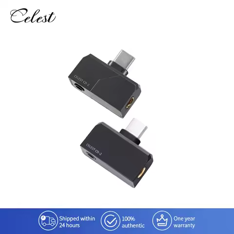 New Celest CD-2 Portable Audio DAC Headphone Amplifier DSD Amp HiFi Support 32bit/384kHz 3.5mm 4.4mm