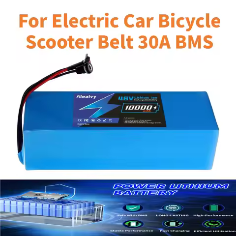 48V 13S4P 13S5P 13S7P 18650 Li-ion Battery Pack for Electric Bicycle Scooter Belt, 750W 1000W with 3