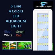 Lampu Akuarium LED Aquarium Light Multiple Color 6 Line 4 Color