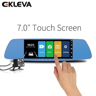Ekleva Touch Screen Rear-View Mirror Car Camera (7")