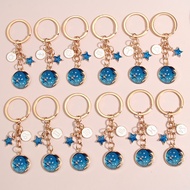 Alskar® Personalised Initial Lucky Charm Zodiac Astrology Star Sign Key Chain Keychain Horoscope Key