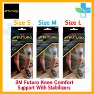 Futuro Knee Comfort Support With Stabilizers ฟูทูโร่ พยุงหัวเข่า เสริมแกนข้าง ทุกขนาด [901]