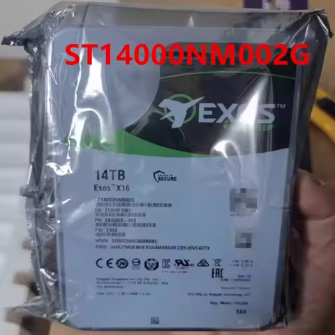 New Original HDD For SEAGATE 14TB SAS 3.5" 256MB 7200RPM For Internal Hard Disk For Server Hard Driv