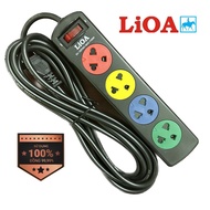 Ổ cắm điện LIOA 6 lổ 3 mét đa năng 3D3S32
