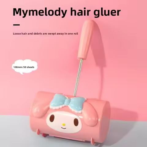 Cute My Melody Hair Sticker Kawaii Convenient Roller Removable Dust Sticker Strong Stickiness Sofa C