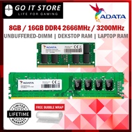 ADATA Ram DDR4 3200MHz Value Desktop Ram PC Ram Laptop Ram (8GB / 16GB / 32GB)