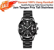 Jam Tangan Pria ✔  Berkualitas Anti Air + Anti Gores Original Keren Fashion Watch Quartz Bisnis Kale