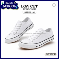 🇲🇾 DESINCE Kids School Shoes White Low Cut Sneakers Primary Secondary Anti Slip Kasut Sekolah Putih 