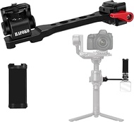 RS4 Gimbal Monitor Mount RS3 Phone Mount Extension Handle Metal with 1/4" Cold Shoe Phone Mount Comp