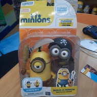 minions pirate cro caveman monion action figure thinkway toys
