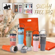 900ml Portable Stainless Vacuum Tumbler Thermos Large Drinking Bottle/ with free bag